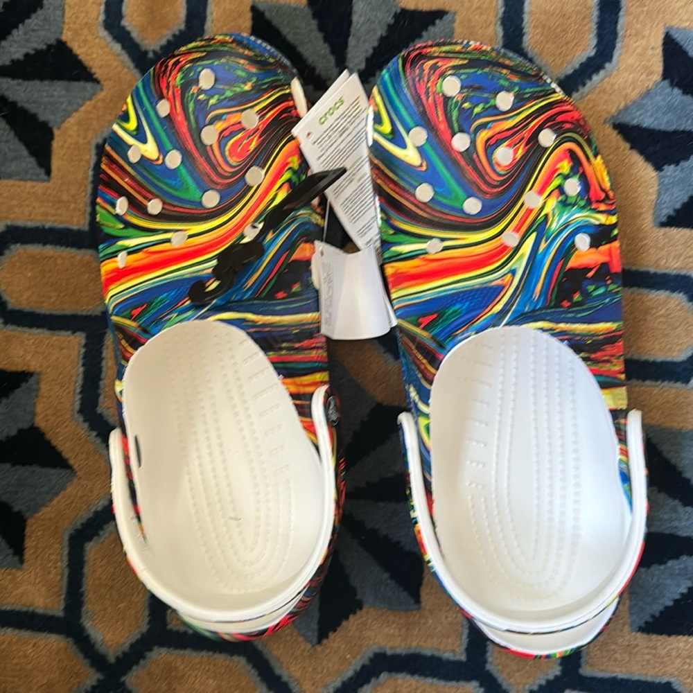 Tie Die Men’s Crocs (tag included)